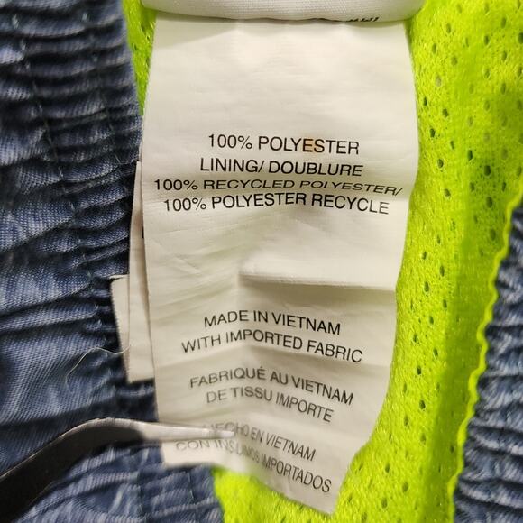 Nike Board Shorts Mens S Green Swim Trunks Logo Swoosh Lined Tie Front Pockets - Picture 5 of 12